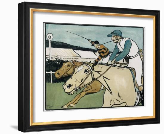 Old English Sports and Games: Racing, 1901-Cecil Aldin-Framed Giclee Print