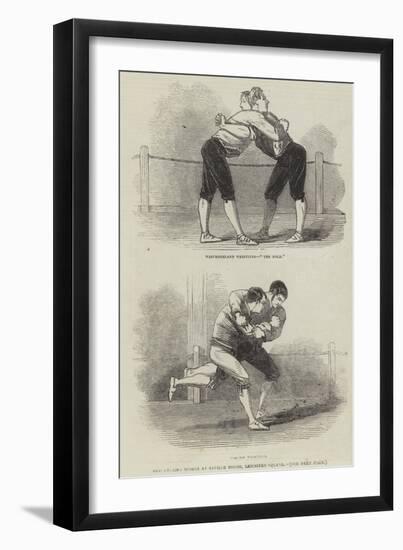 Old English Sports at Saville House, Leicester-Square-null-Framed Giclee Print