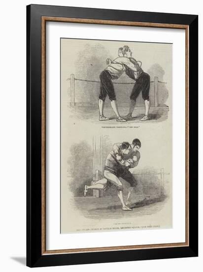 Old English Sports at Saville House, Leicester-Square-null-Framed Giclee Print