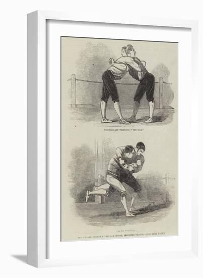 Old English Sports at Saville House, Leicester-Square-null-Framed Giclee Print