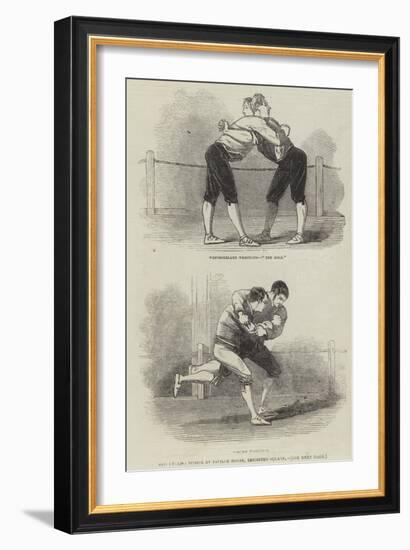 Old English Sports at Saville House, Leicester-Square-null-Framed Giclee Print