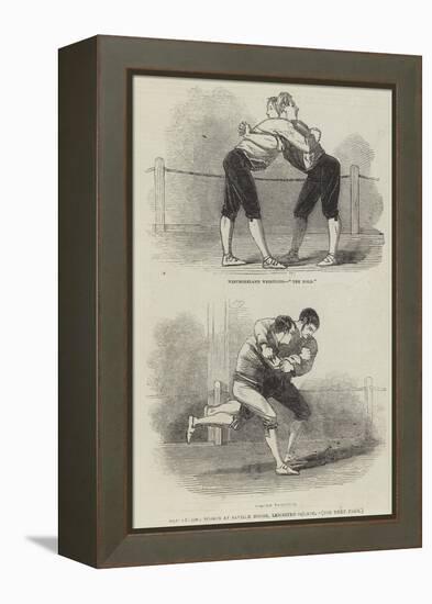 Old English Sports at Saville House, Leicester-Square-null-Framed Premier Image Canvas