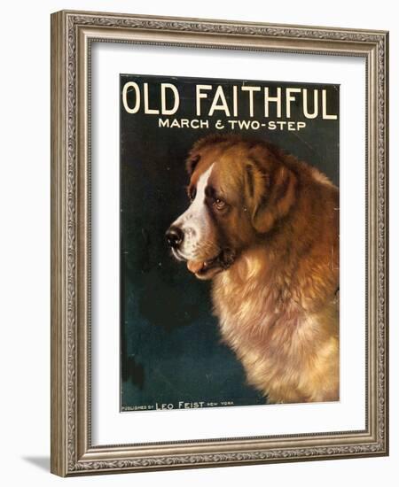 Old Faithful Dogs, USA, 1910-null-Framed Giclee Print