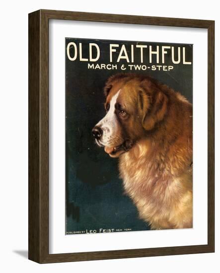 Old Faithful Dogs, USA, 1910-null-Framed Giclee Print