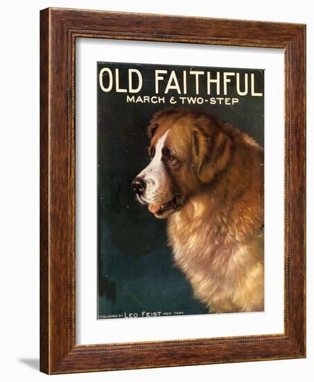 Old Faithful Dogs, USA, 1910-null-Framed Giclee Print