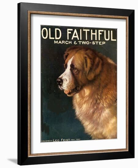 Old Faithful Dogs, USA, 1910-null-Framed Giclee Print