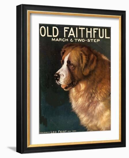 Old Faithful Dogs, USA, 1910-null-Framed Giclee Print