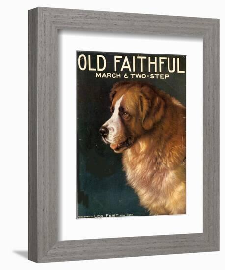 Old Faithful Dogs, USA, 1910-null-Framed Giclee Print