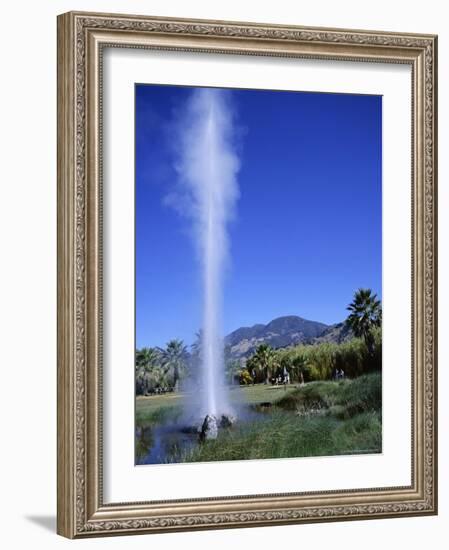 Old Faithful Geyser, with Pressure of 1000Lbs Per Square Foot, California-Christopher Rennie-Framed Photographic Print