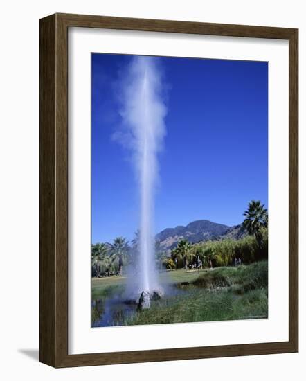 Old Faithful Geyser, with Pressure of 1000Lbs Per Square Foot, California-Christopher Rennie-Framed Photographic Print