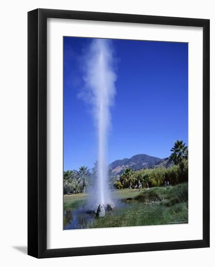 Old Faithful Geyser, with Pressure of 1000Lbs Per Square Foot, California-Christopher Rennie-Framed Photographic Print