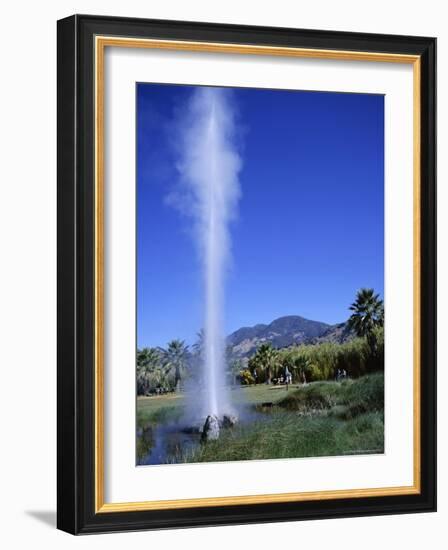 Old Faithful Geyser, with Pressure of 1000Lbs Per Square Foot, California-Christopher Rennie-Framed Photographic Print