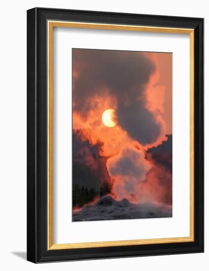 Old Faithful Geyser Yellowstone National Park, Wyoming-Michael DeFreitas-Framed Photographic Print