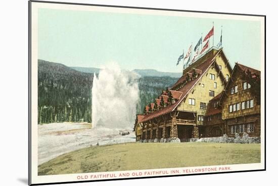 Old Faithful Inn, Yellowstone Park, Montana-null-Mounted Art Print
