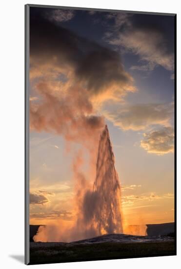 Old Faithful Yellowstone-Steve Gadomski-Mounted Photographic Print