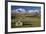 Old Farm Buildings and Kakanui Mountains, Maniototo, Central Otago, South Island, New Zealand-David Wall-Framed Photographic Print