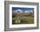 Old Farm Buildings and Kakanui Mountains, Maniototo, Central Otago, South Island, New Zealand-David Wall-Framed Photographic Print