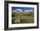 Old Farm Buildings and Kakanui Mountains, Maniototo, Central Otago, South Island, New Zealand-David Wall-Framed Photographic Print