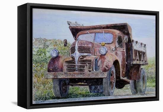 Old Farm Truck, 2008-Anthony Butera-Framed Premier Image Canvas