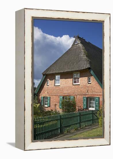 Old Farmhouse in Ahrenshoop, Fischland-Uwe Steffens-Framed Premier Image Canvas