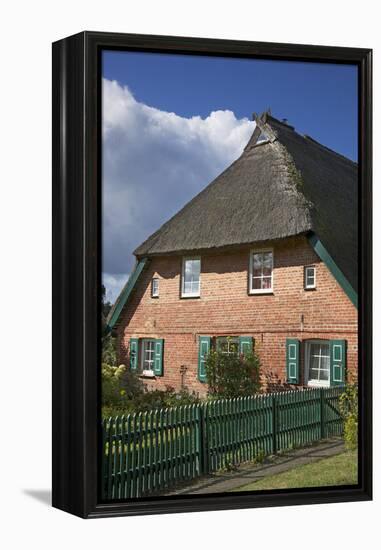 Old Farmhouse in Ahrenshoop, Fischland-Uwe Steffens-Framed Premier Image Canvas