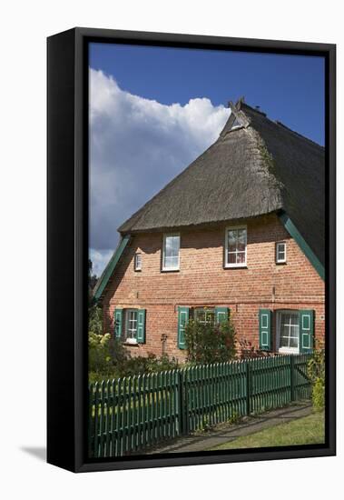 Old Farmhouse in Ahrenshoop, Fischland-Uwe Steffens-Framed Premier Image Canvas