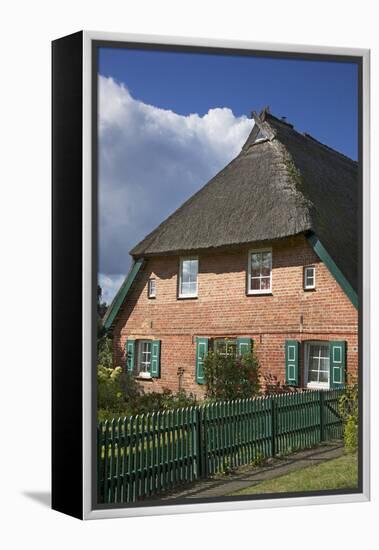 Old Farmhouse in Ahrenshoop, Fischland-Uwe Steffens-Framed Premier Image Canvas