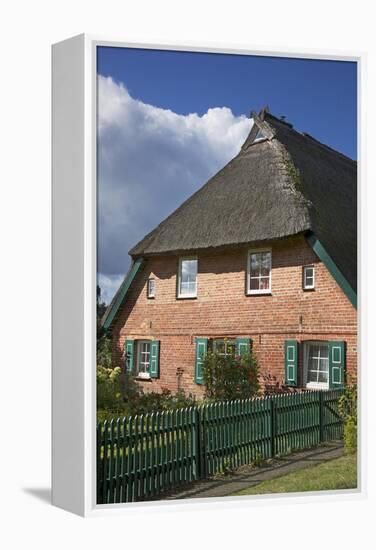 Old Farmhouse in Ahrenshoop, Fischland-Uwe Steffens-Framed Premier Image Canvas