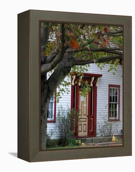 Old farmhouse in rural Indiana, USA-Anna Miller-Framed Premier Image Canvas