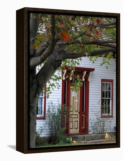 Old farmhouse in rural Indiana, USA-Anna Miller-Framed Premier Image Canvas