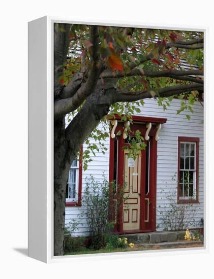 Old farmhouse in rural Indiana, USA-Anna Miller-Framed Premier Image Canvas