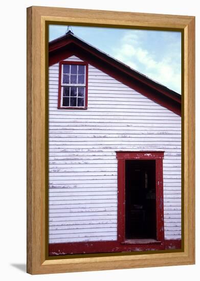 Old farmhouse in rural Indiana, USA-Anna Miller-Framed Premier Image Canvas