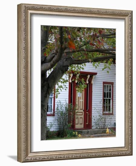 Old farmhouse in rural Indiana, USA-Anna Miller-Framed Photographic Print