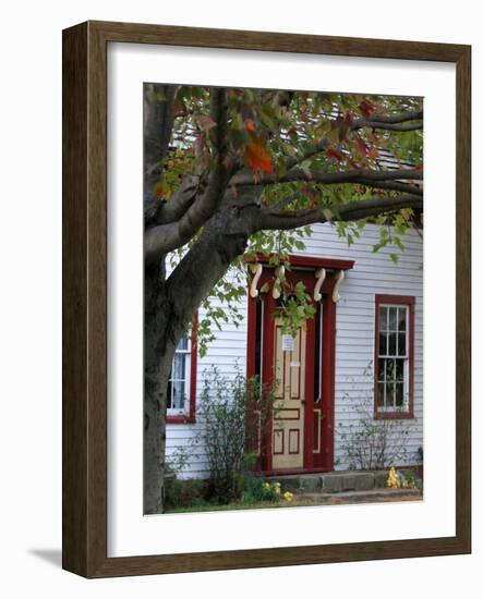 Old farmhouse in rural Indiana, USA-Anna Miller-Framed Photographic Print