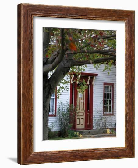 Old farmhouse in rural Indiana, USA-Anna Miller-Framed Photographic Print