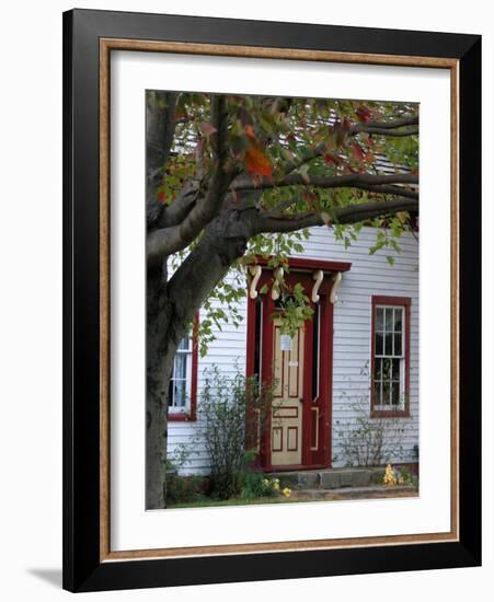 Old farmhouse in rural Indiana, USA-Anna Miller-Framed Photographic Print