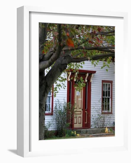 Old farmhouse in rural Indiana, USA-Anna Miller-Framed Photographic Print