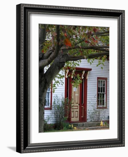 Old farmhouse in rural Indiana, USA-Anna Miller-Framed Photographic Print