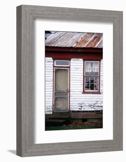 Old farmhouse in rural Indiana, USA-Anna Miller-Framed Photographic Print