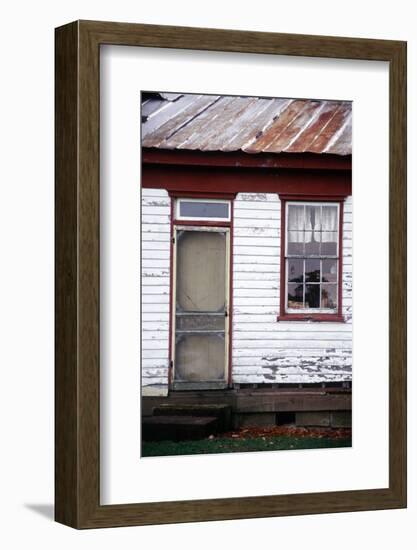 Old farmhouse in rural Indiana, USA-Anna Miller-Framed Photographic Print