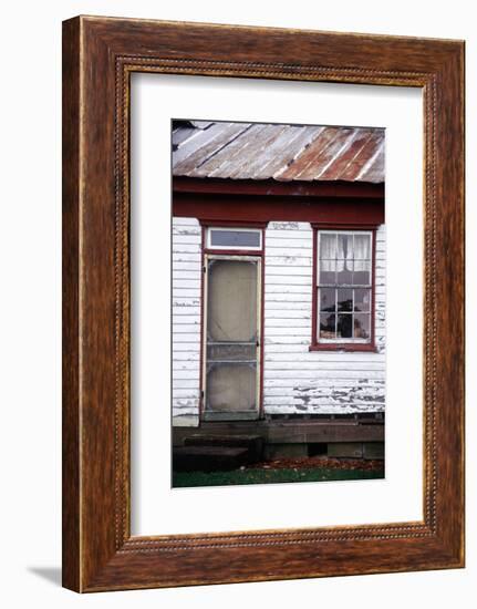 Old farmhouse in rural Indiana, USA-Anna Miller-Framed Photographic Print