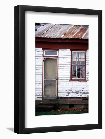 Old farmhouse in rural Indiana, USA-Anna Miller-Framed Photographic Print