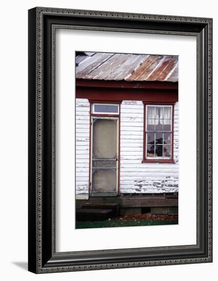 Old farmhouse in rural Indiana, USA-Anna Miller-Framed Photographic Print