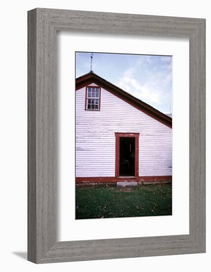 Old farmhouse in rural Indiana, USA-Anna Miller-Framed Photographic Print