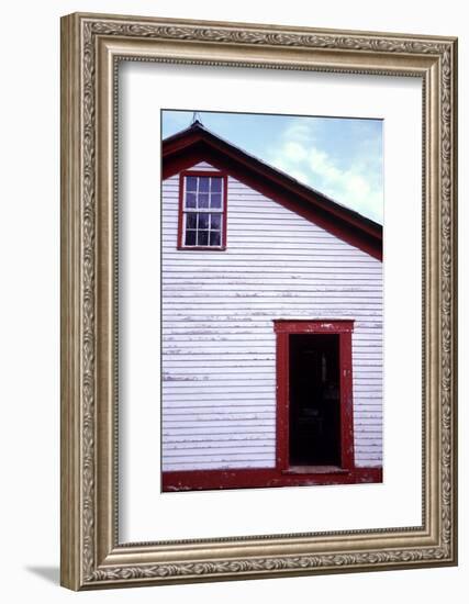 Old farmhouse in rural Indiana, USA-Anna Miller-Framed Photographic Print