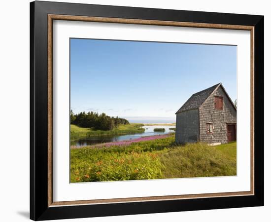 Old Farmhouse Near Lakeville, Prince Edward Island, Canada, North America-Michael DeFreitas-Framed Photographic Print