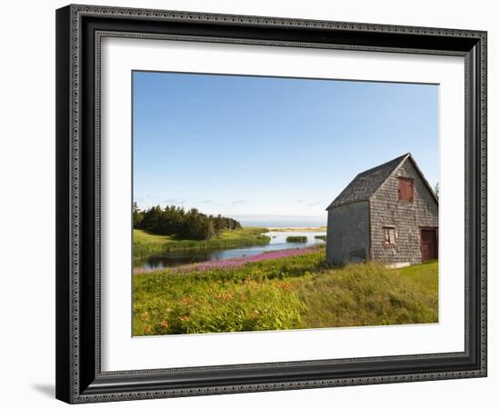 Old Farmhouse Near Lakeville, Prince Edward Island, Canada, North America-Michael DeFreitas-Framed Photographic Print