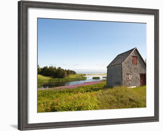 Old Farmhouse Near Lakeville, Prince Edward Island, Canada, North America-Michael DeFreitas-Framed Photographic Print