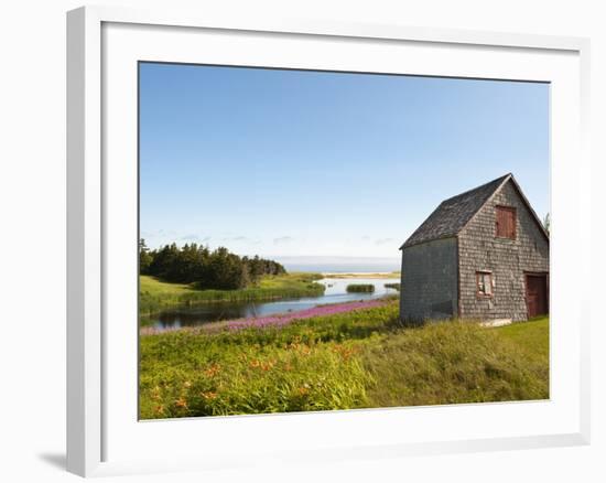 Old Farmhouse Near Lakeville, Prince Edward Island, Canada, North America-Michael DeFreitas-Framed Photographic Print