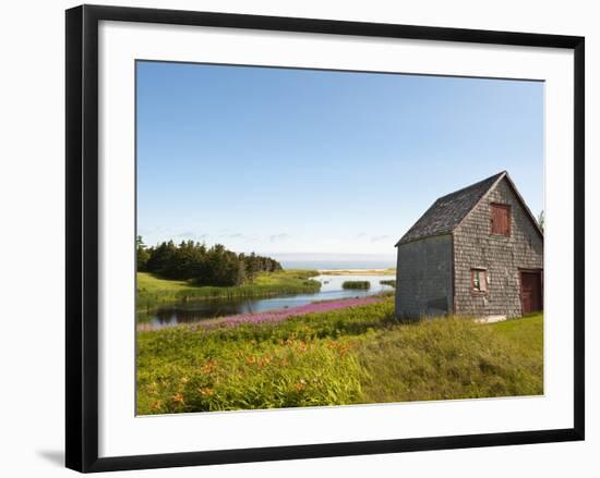 Old Farmhouse Near Lakeville, Prince Edward Island, Canada, North America-Michael DeFreitas-Framed Photographic Print
